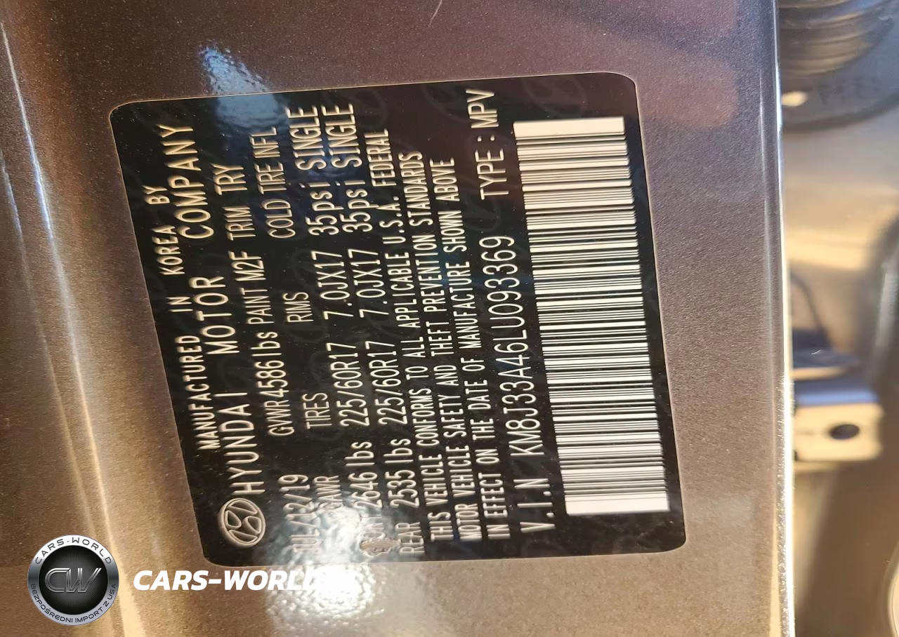 2020 Hyundai Tucson Value VIN:KM8J33A46LU093369 - 13
