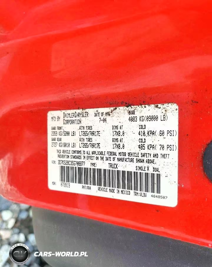 2005 Dodge Ram 2500 St VIN:3D7KS28C35G708877 - 13