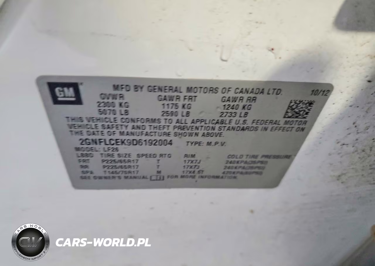 2013 Chevrolet Equinox Ls VIN:2GNFLCEK9D6192004 - 13