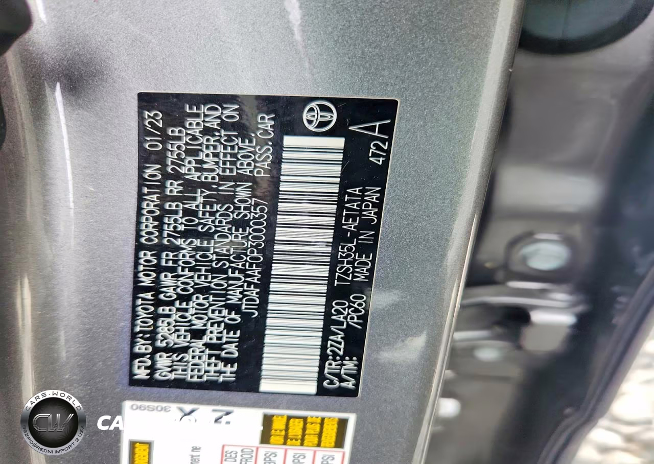 2023 Toyota Crown Platinum VIN:JTDAFAAF0P3000357 - 13