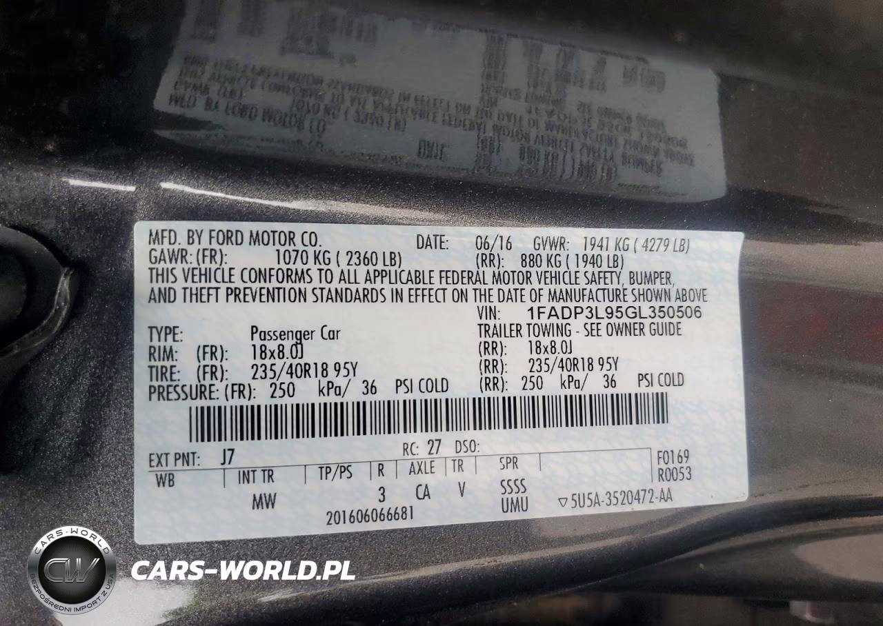2016 Ford Focus St VIN:1FADP3L95GL350506 - 12