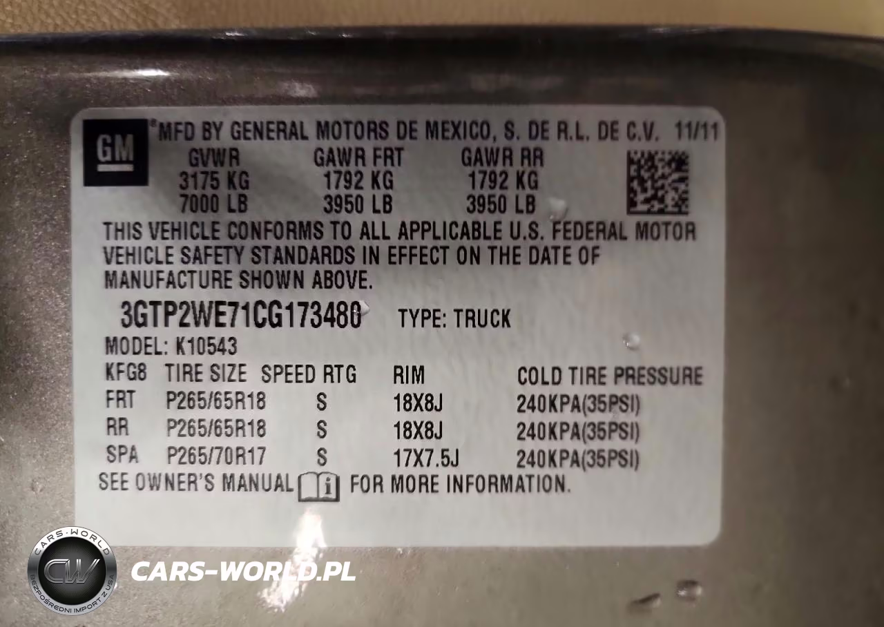 2012 GMC Sierra K1500 Slt VIN:3GTP2WE71CG173480 - 12
