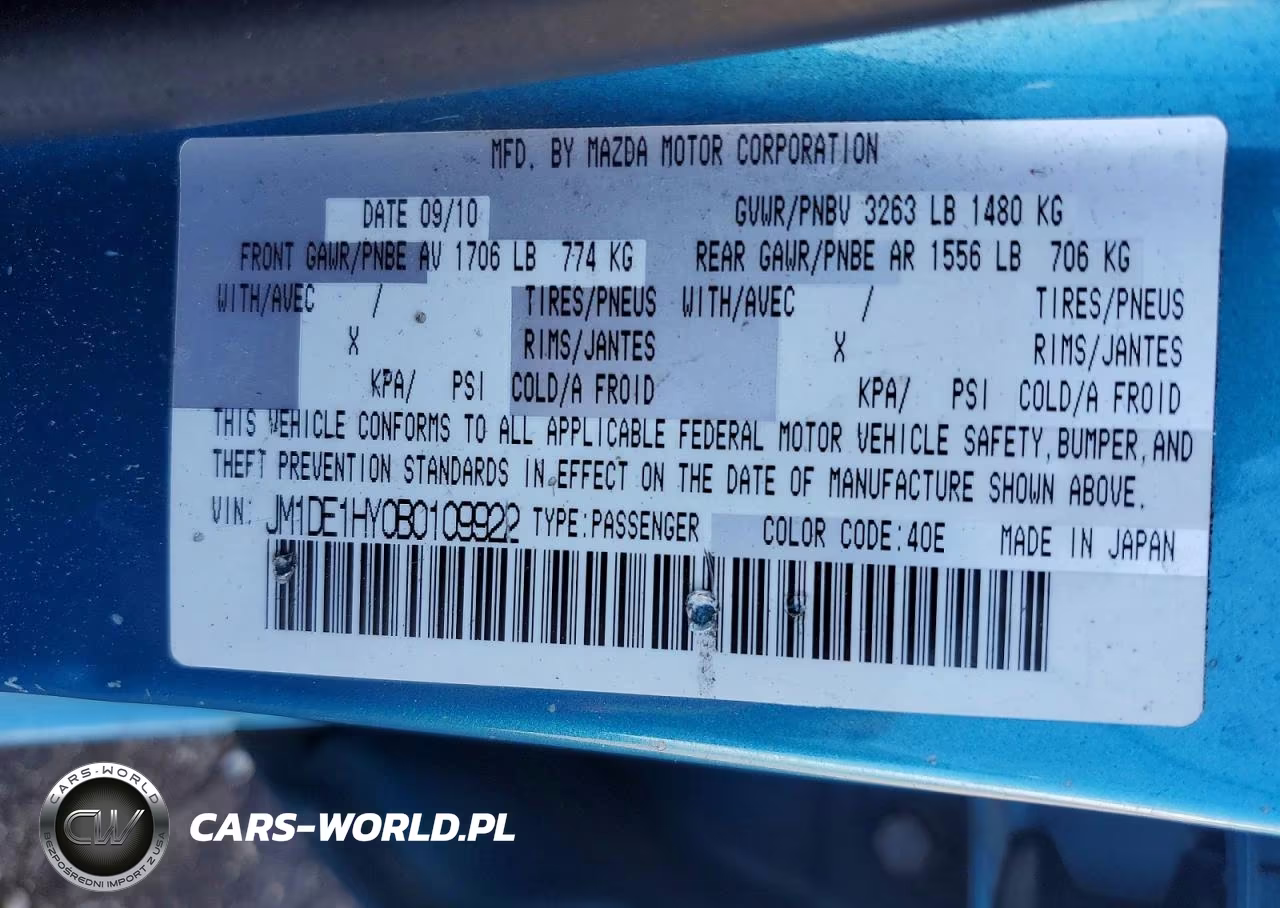 2011 Mazda Mazda2 VIN:JM1DE1HY0B0109922 - 12
