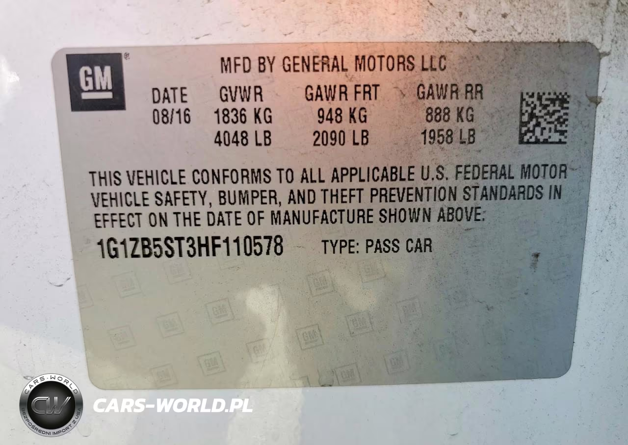 2017 Chevrolet Malibu Ls VIN:1G1ZB5ST3HF110578 - 12
