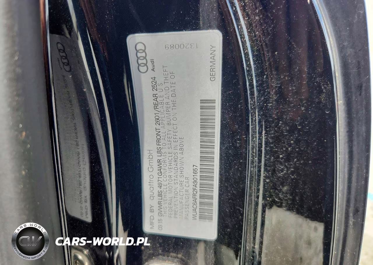 2015 Audi Rs5 VIN:WUAC6AFR2FA901657 - 12