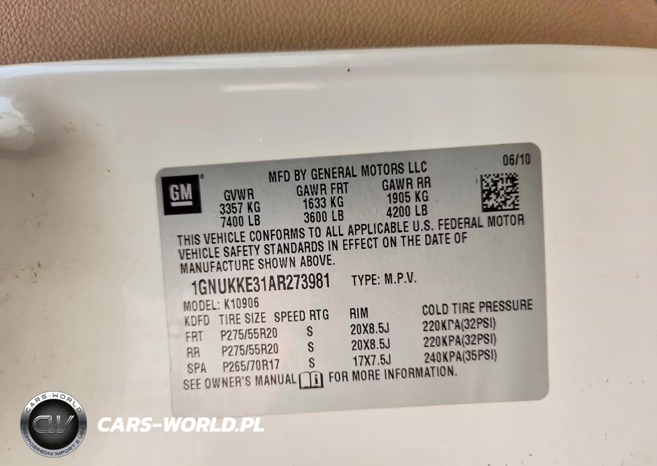 2010 Chevrolet Suburban K1500 Ltz VIN:1GNUKKE31AR273981 - 13