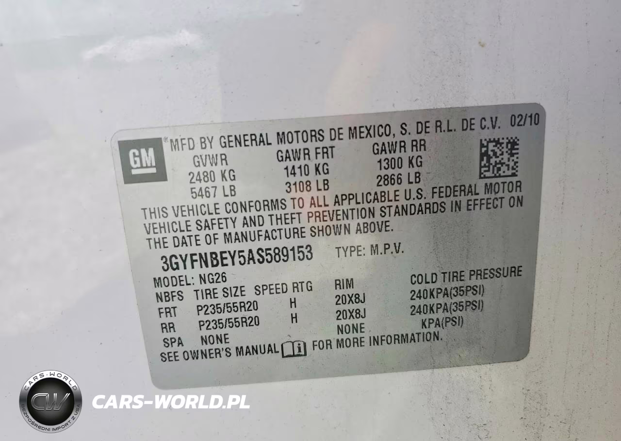2010 Cadillac Srx Performance Collection VIN:3GYFNBEY5AS589153 - 12
