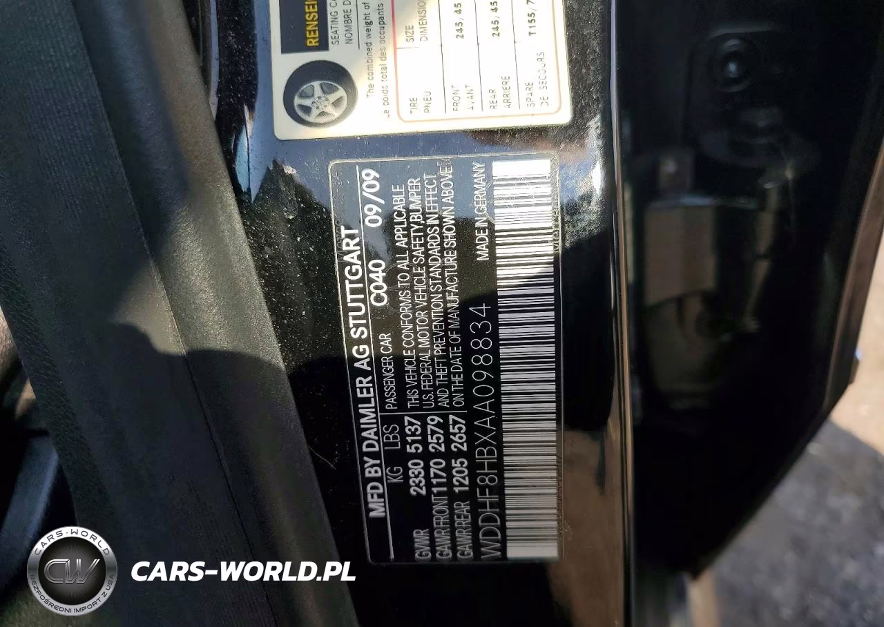 2010 Mercedes-Benz E 350 4Matic VIN:WDDHF8HBXAA098834 - 12