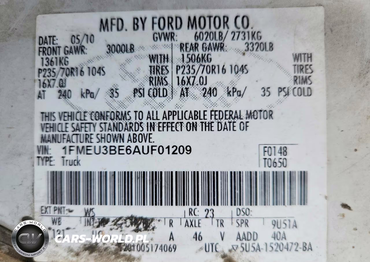 2010 Ford Explorer Sport Trac Xlt VIN:1FMEU3BE6AUF01209 - 12