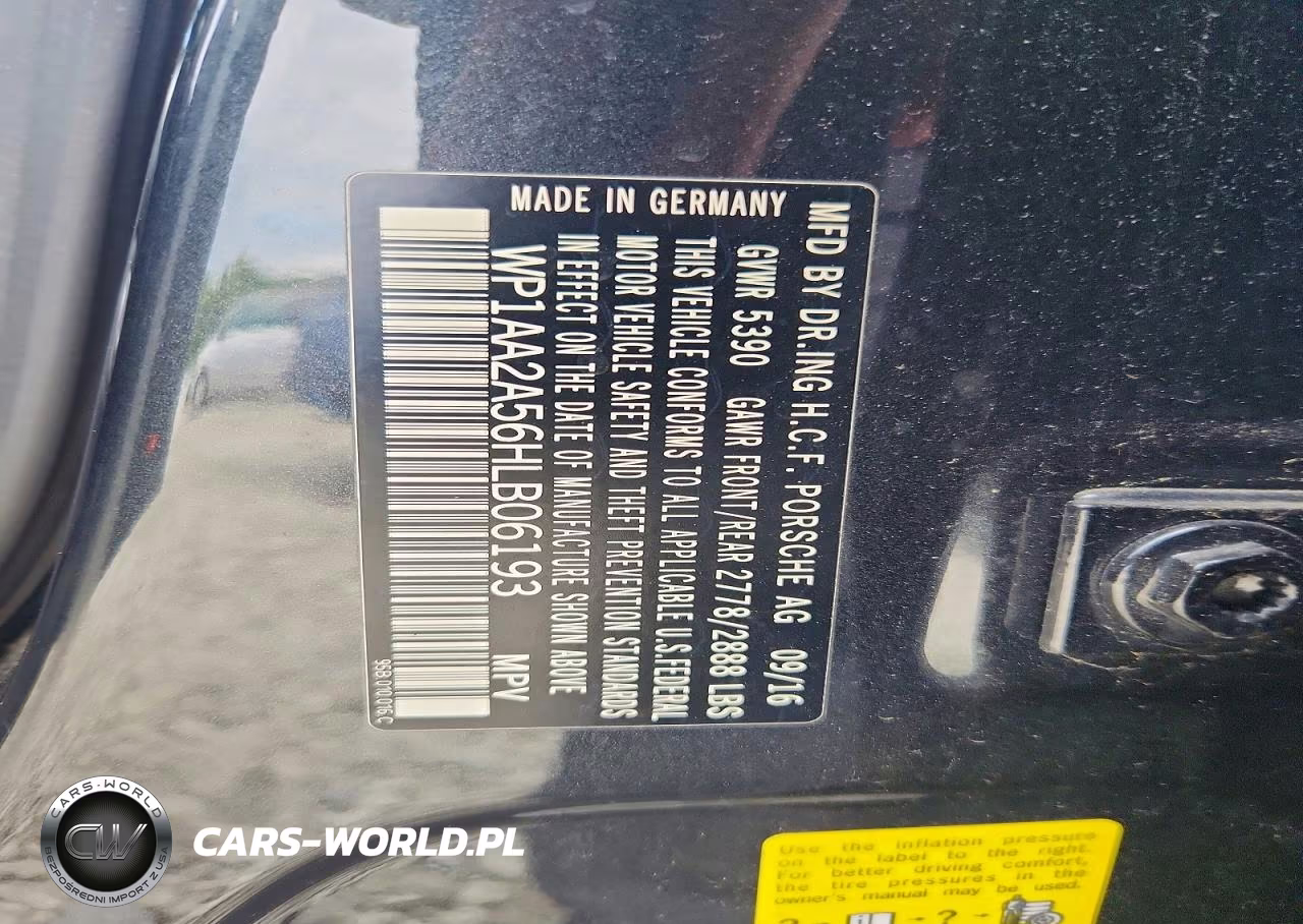 2017 Porsche Macan VIN:WP1AA2A56HLB06193 - 13