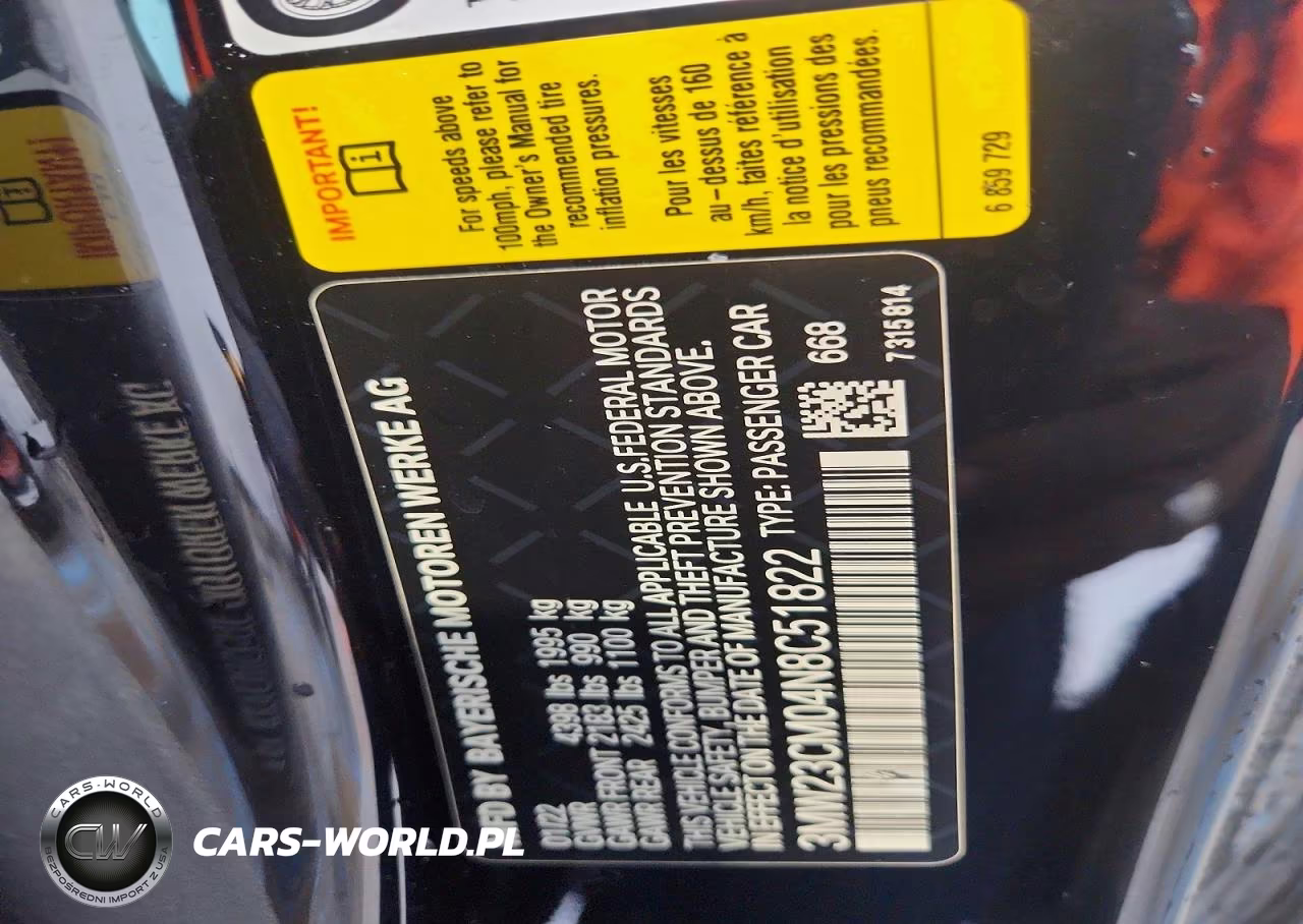 2022 BMW 230I VIN:3MW23CM04N8C51822 - 12
