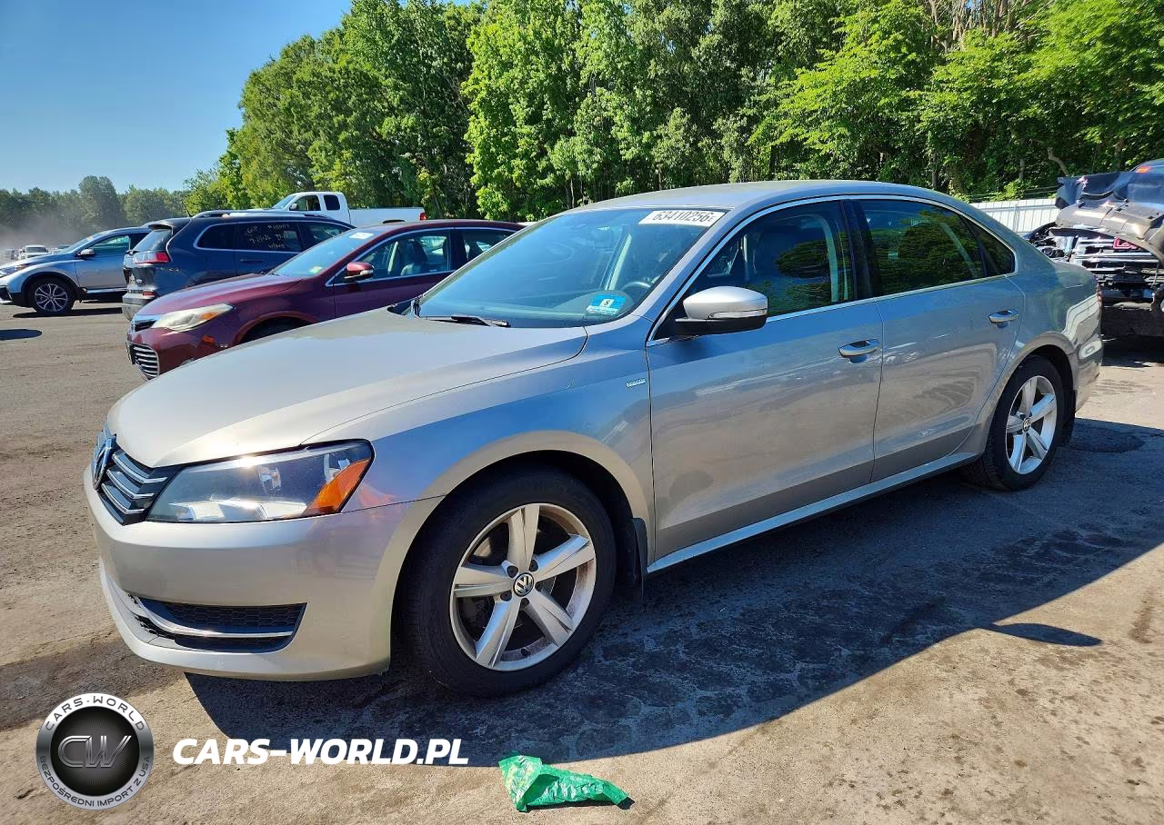 2014 Volkswagen Passat S VIN:1VWAT7A3XEC033541 - 1