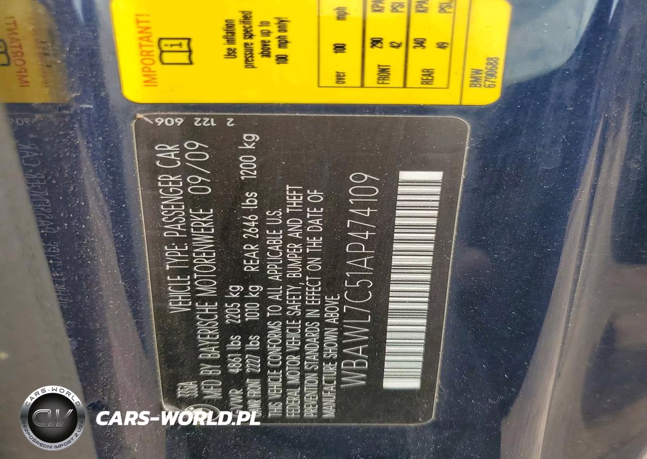 2010 BMW 335 I VIN:WBAWL7C51AP474109 - 12