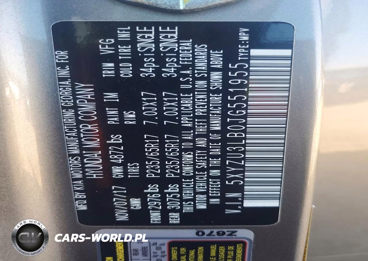 2018 Hyundai Santa Fe Sport 2.4L VIN:5XYZU3LB0JG551955 - 14