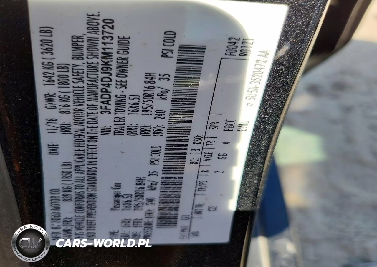 2019 Ford Fiesta St VIN:3FADP4DJ9KM113720 - 12