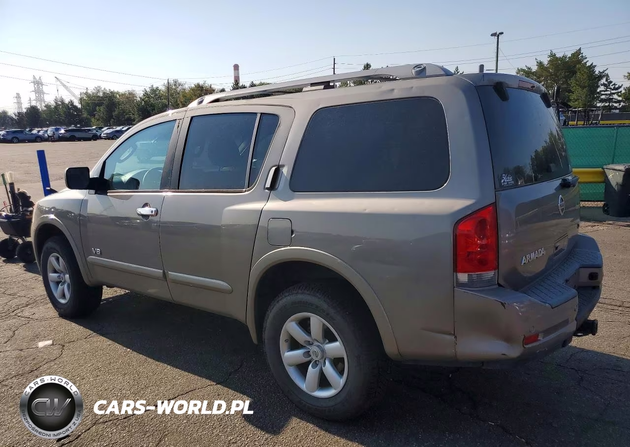 2008 Nissan Armada Se VIN:5N1AA08CX8N611471 - 2