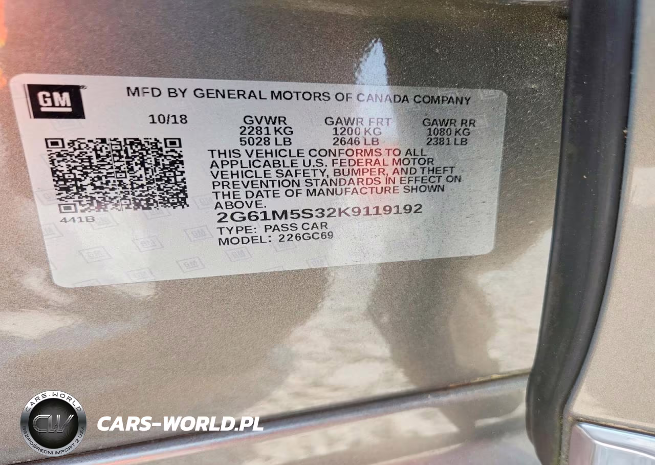 2019 Cadillac Xts Luxury VIN:2G61M5S32K9119192 - 12