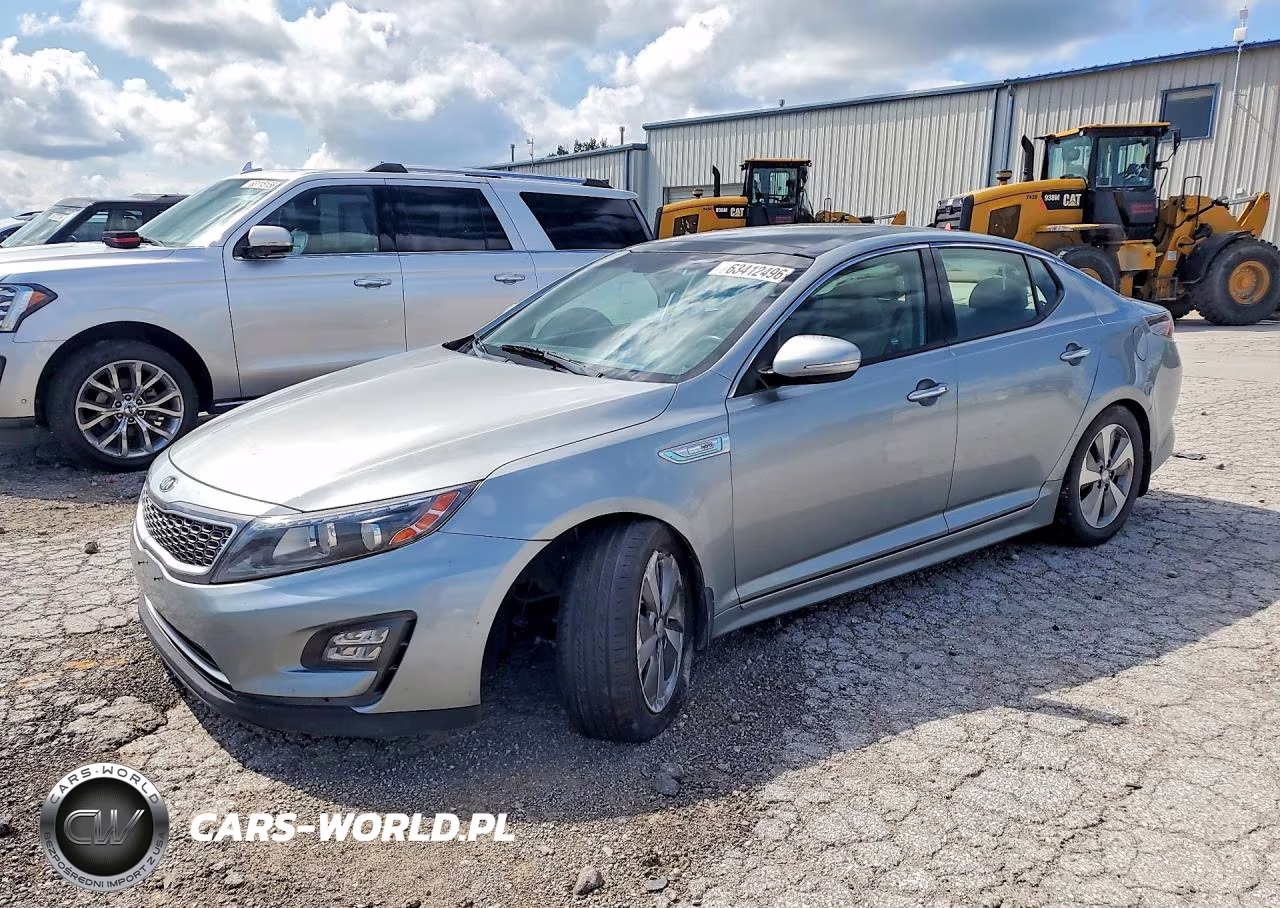 2015 Kia Optima Hybrid VIN:KNAGN4AD7F5084495 - 1