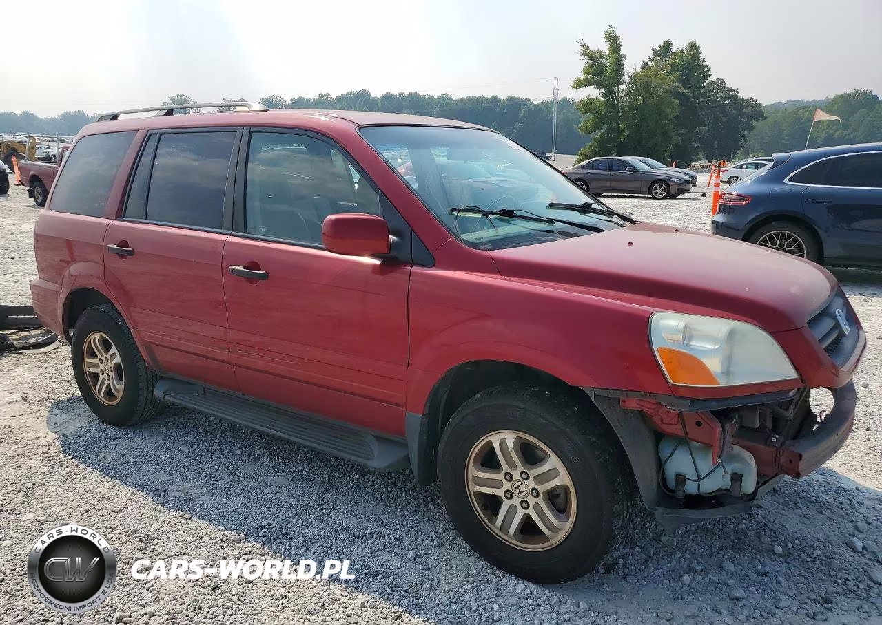 2004 Honda Pilot Exl VIN:5FNYF18584B001265 - 4