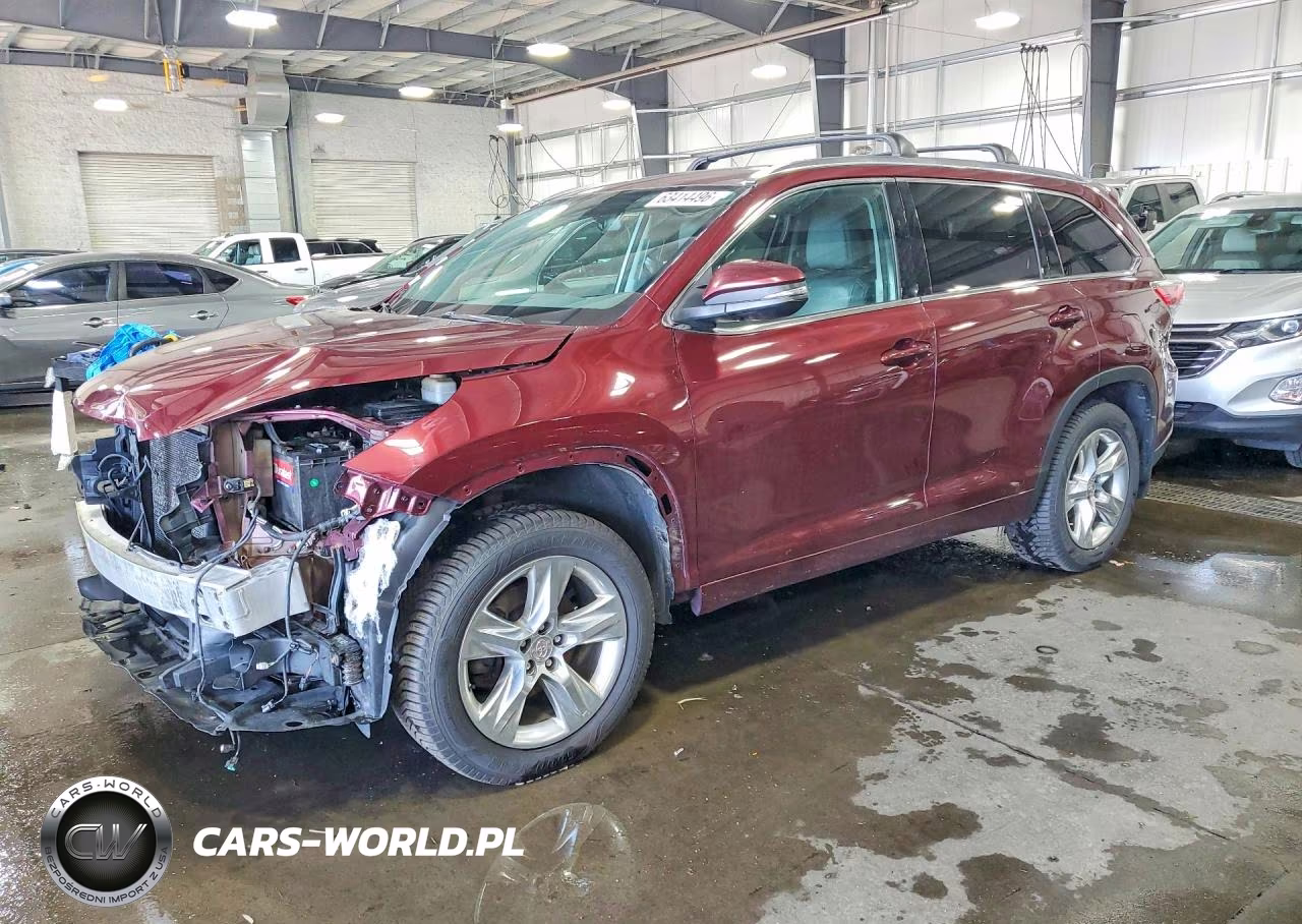 2015 Toyota Highlander Limited VIN:5TDDKRFH5FS206904 - 1