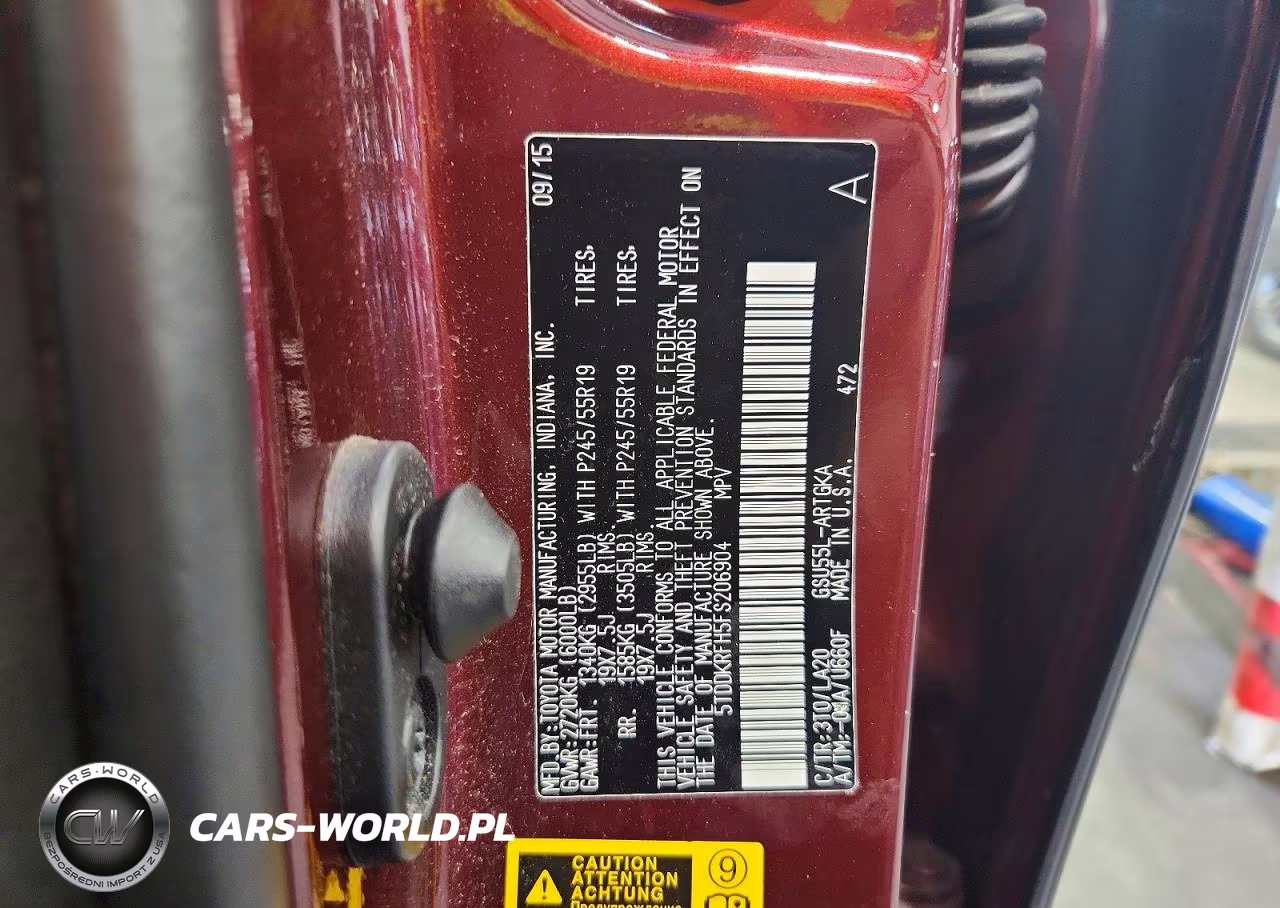 2015 Toyota Highlander Limited VIN:5TDDKRFH5FS206904 - 13