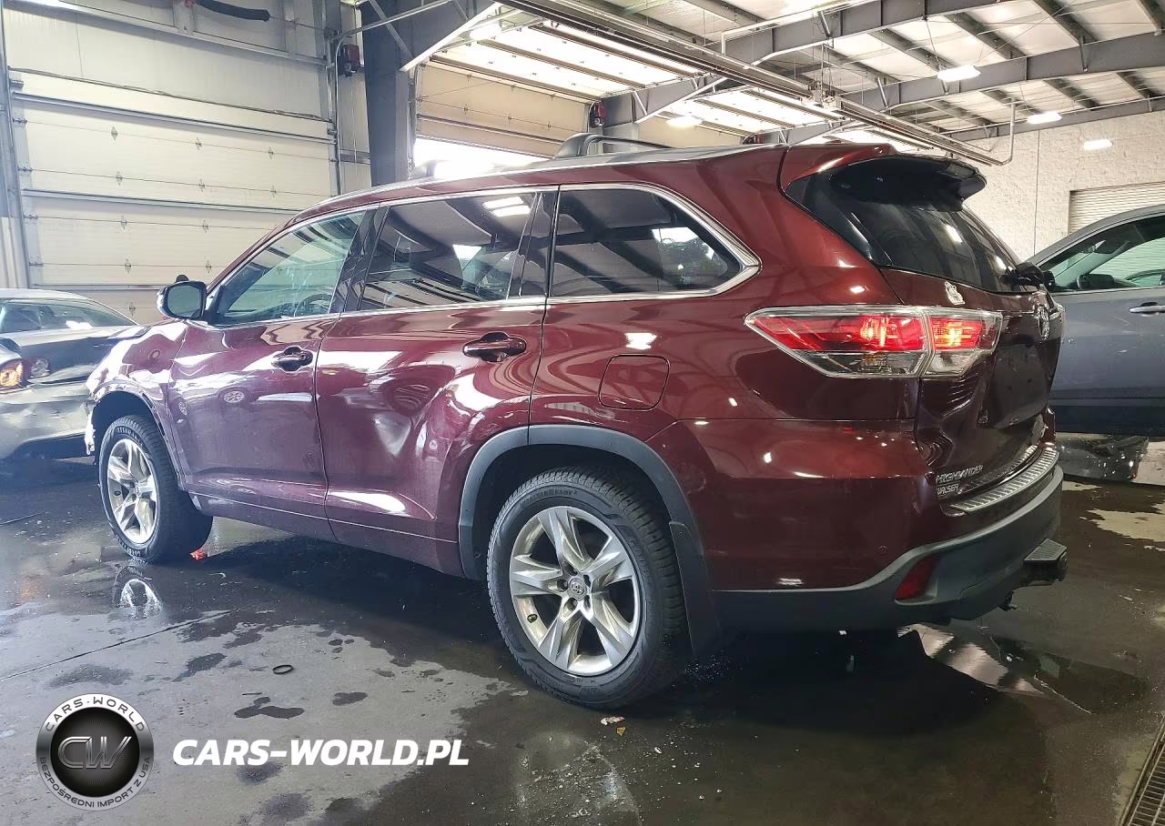 2015 Toyota Highlander Limited VIN:5TDDKRFH5FS206904 - 2