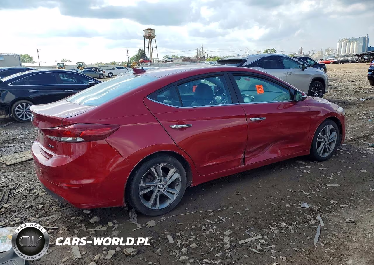 2017 Hyundai Elantra Limited VIN:KMHD84LF7HU196195 - 3