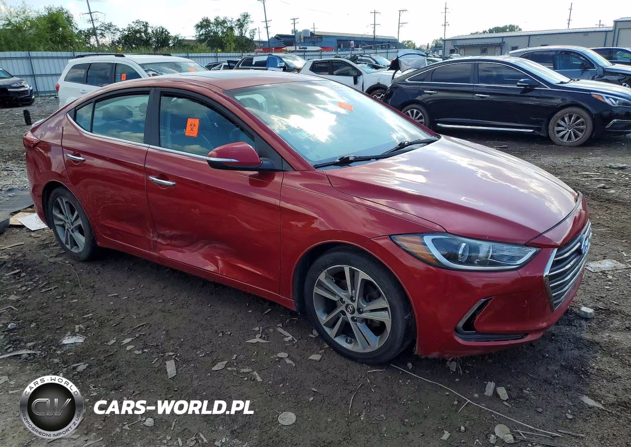 2017 Hyundai Elantra Limited VIN:KMHD84LF7HU196195 - 4