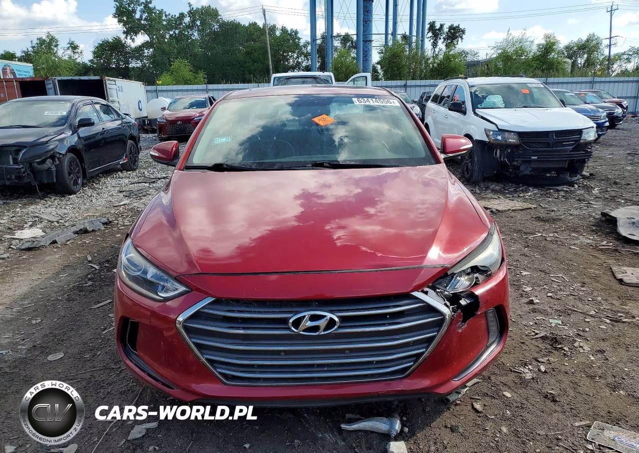 2017 Hyundai Elantra Limited VIN:KMHD84LF7HU196195 - 5