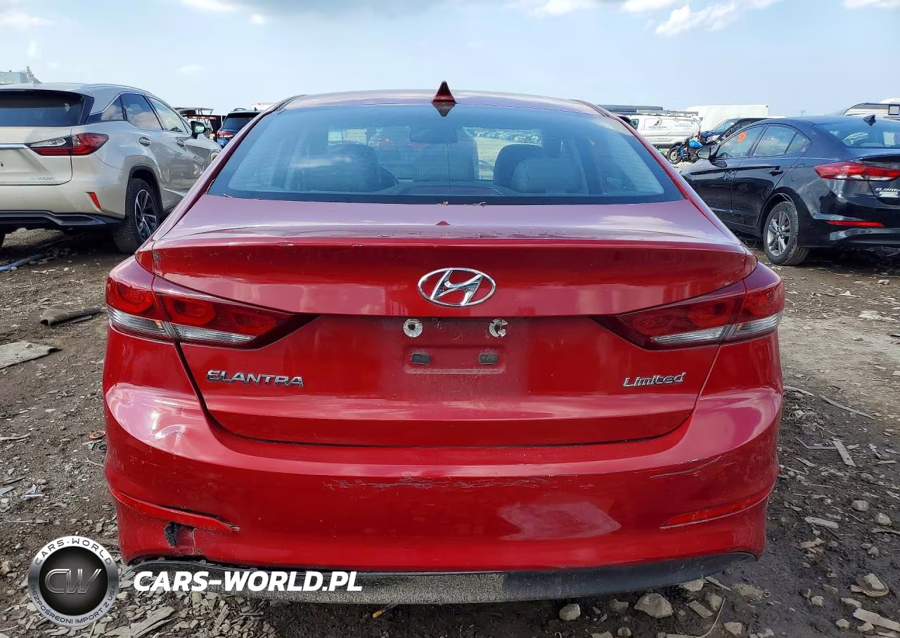 2017 Hyundai Elantra Limited VIN:KMHD84LF7HU196195 - 6