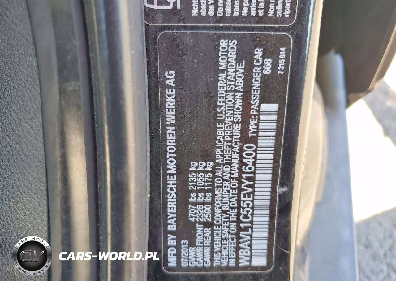 2014 BMW X1 xDrive28I VIN:WBAVL1C55EVY16400 - 12