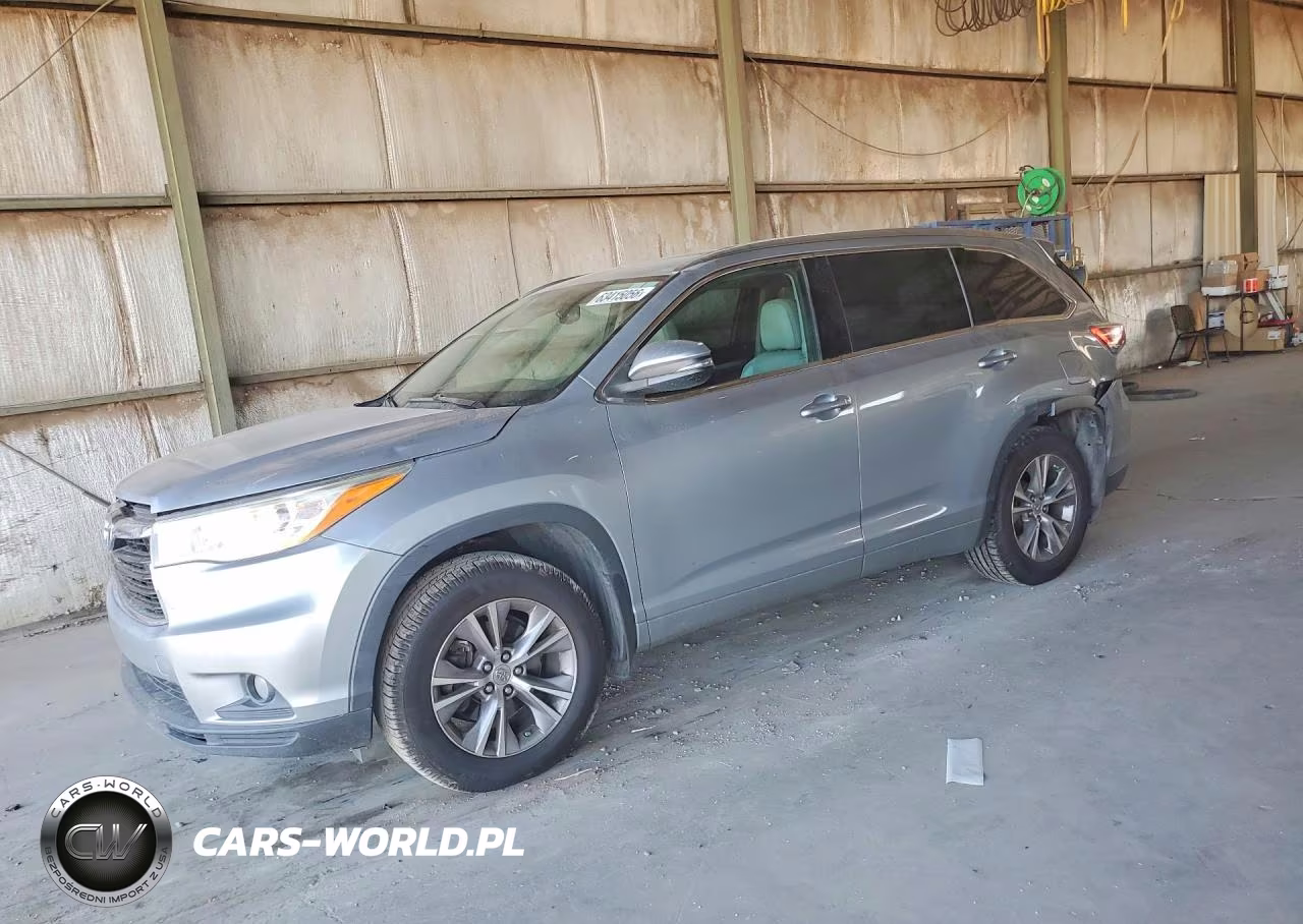 2014 Toyota Highlander Xle – zdjęcie 1 z 13