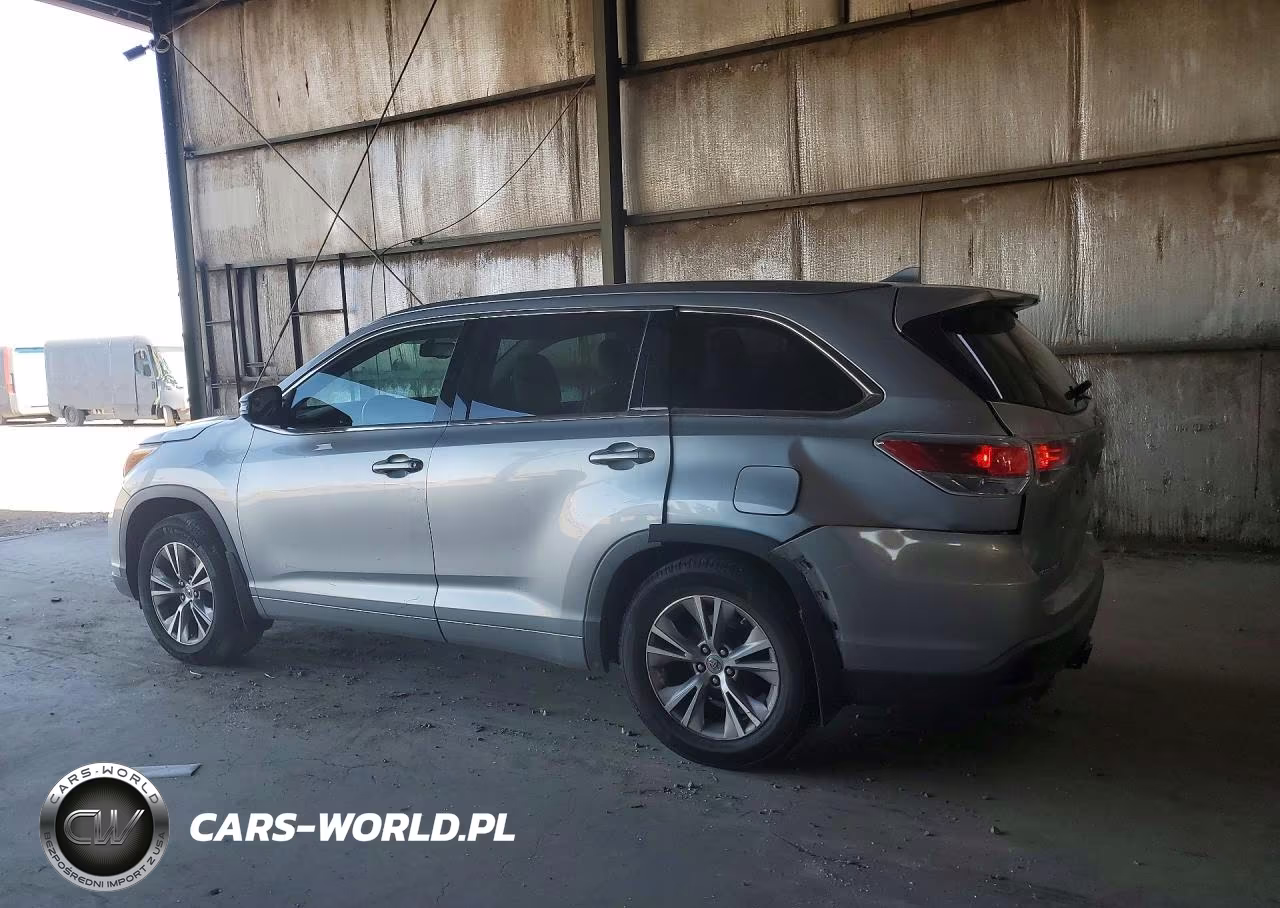 2014 Toyota Highlander Xle VIN:5TDJKRFH4ES019641 - 2