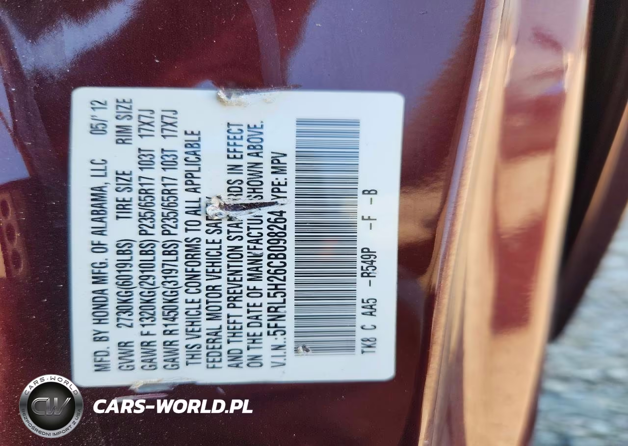 2012 Honda Odyssey Lx VIN:5FNRL5H26CB098264 - 13