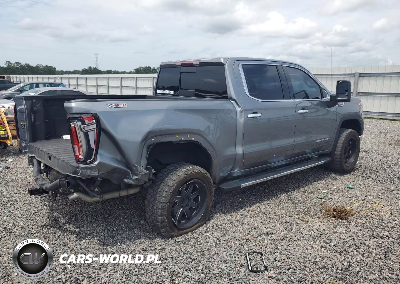 2021 GMC Sierra K1500 Slt VIN:3GTU9DET2MG233395 - 3