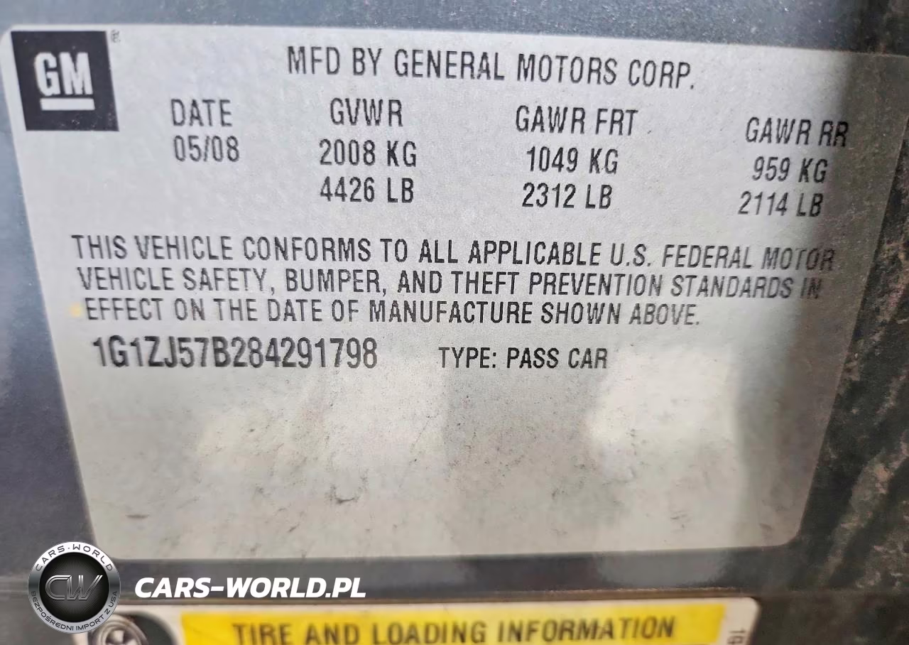 2008 Chevrolet Malibu 2Lt VIN:1G1ZJ57B284291798 - 12