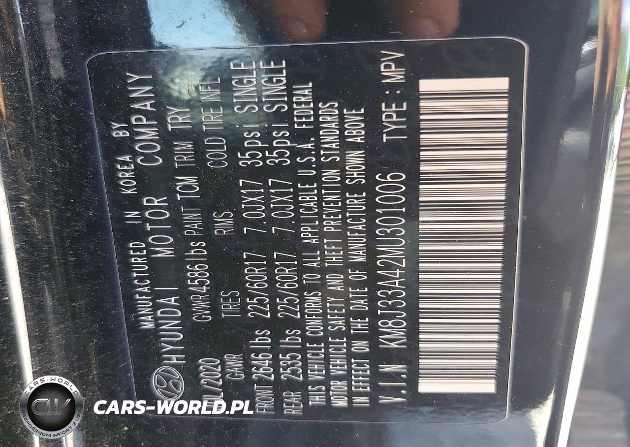2021 Hyundai Tucson Value VIN:KM8J33A42MU301006 - 12