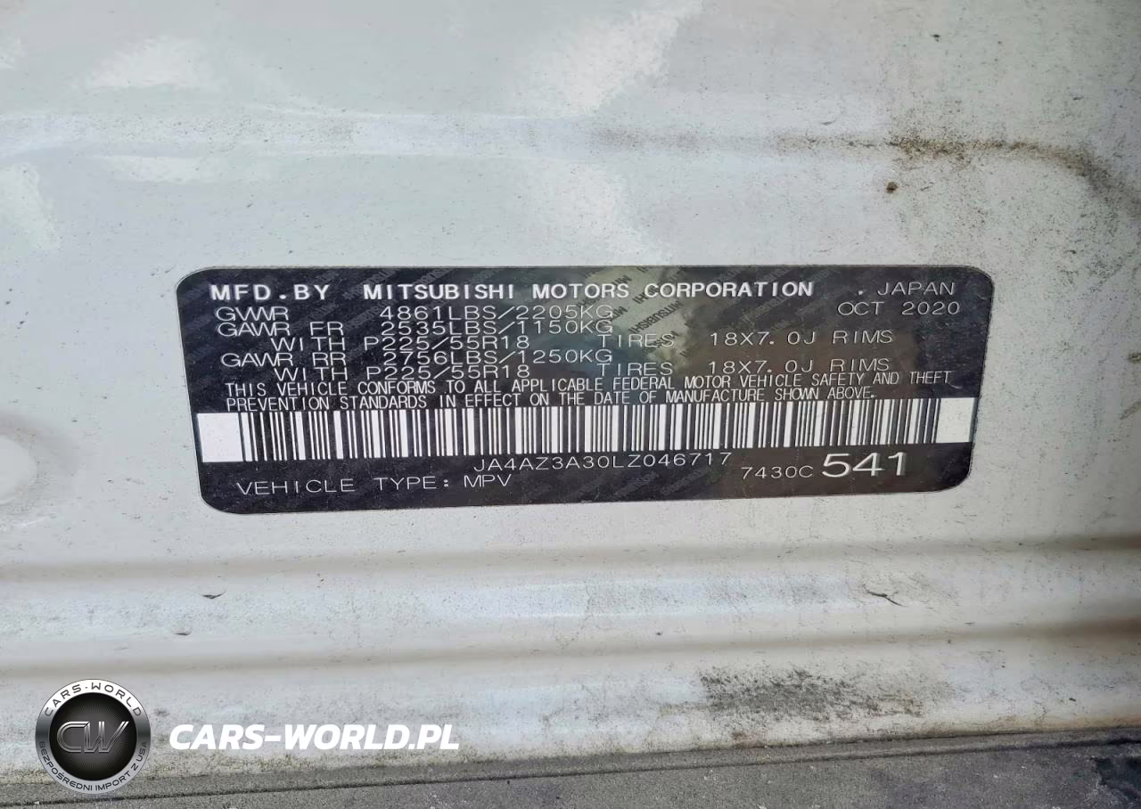 2020 Mitsubishi Outlander Se VIN:JA4AZ3A30LZ046717 - 13