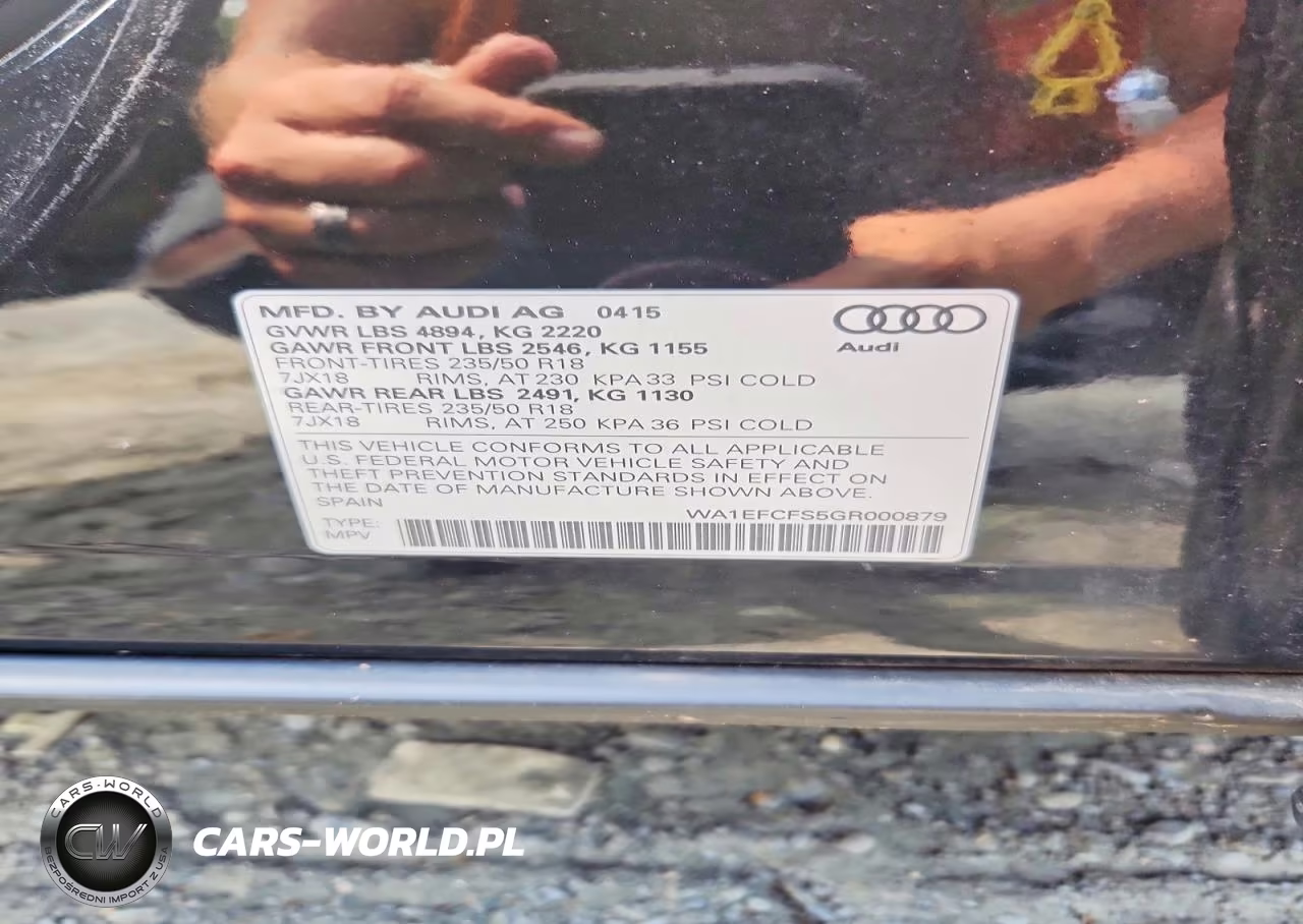 2016 Audi Q3 Premium Plus VIN:WA1EFCFS5GR000879 - 13