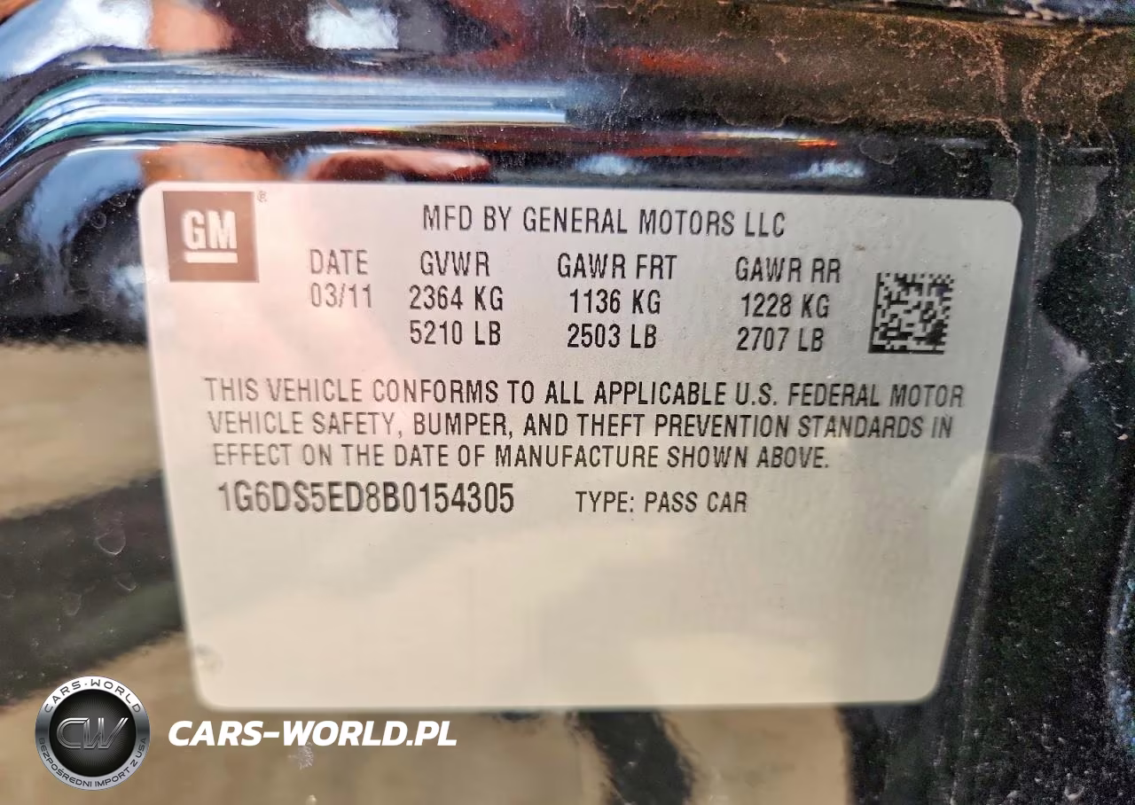 2011 Cadillac Cts Premium Collection VIN:1G6DS5ED8B0154305 - 13