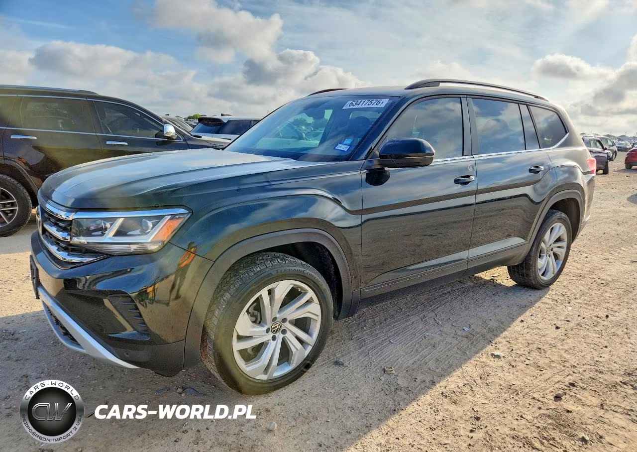 2021 Volkswagen Atlas Se VIN:1V2JR2CAXMC547144 - 1