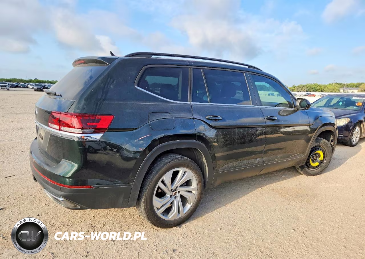 2021 Volkswagen Atlas Se VIN:1V2JR2CAXMC547144 - 3