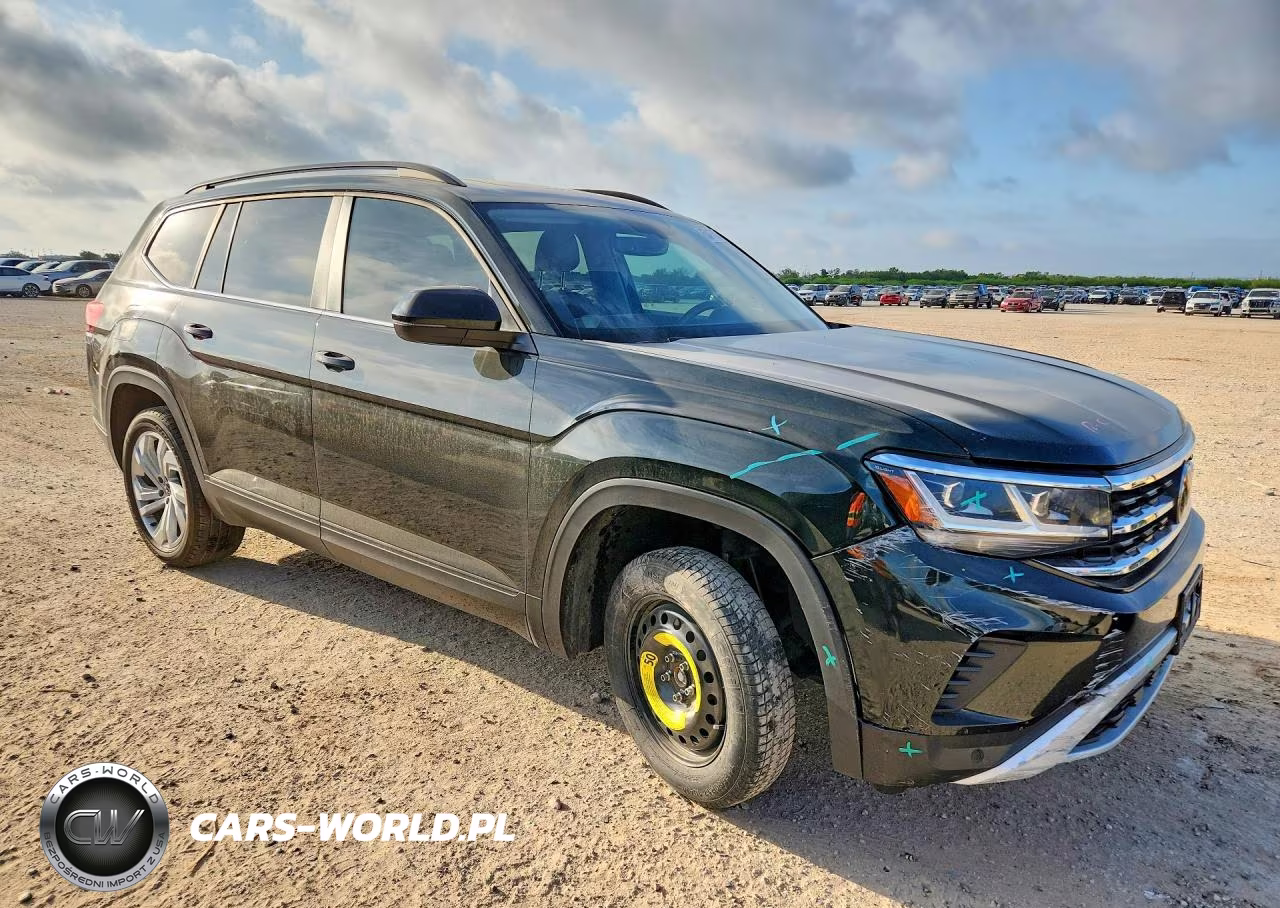 2021 Volkswagen Atlas Se VIN:1V2JR2CAXMC547144 - 4