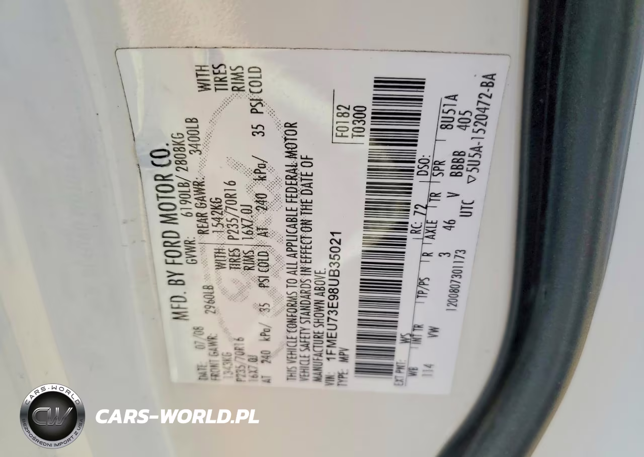 2008 Ford Explorer Xlt VIN:1FMEU73E98UB35021 - 13