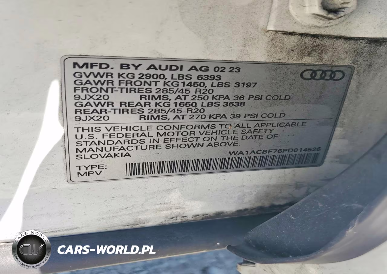 2023 Audi Q7 Premium VIN:WA1ACBF76PD014526 - 12