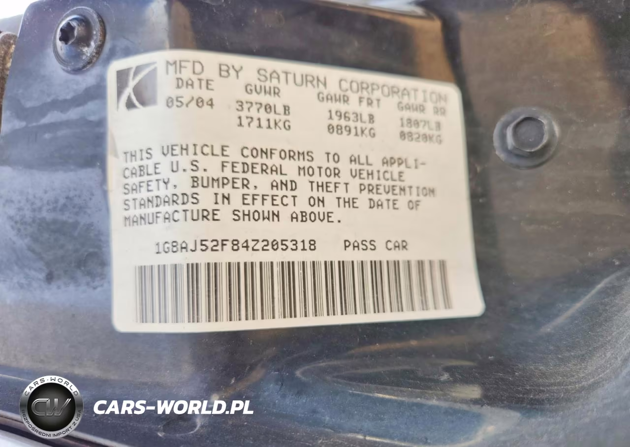 2004 Saturn Ion Level 2 VIN:1G8AJ52F84Z205318 - 13