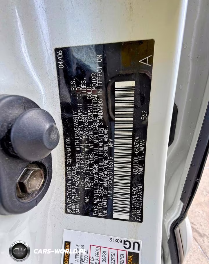 2006 Lexus Gx 470 VIN:JTJBT20X260118615 - 10