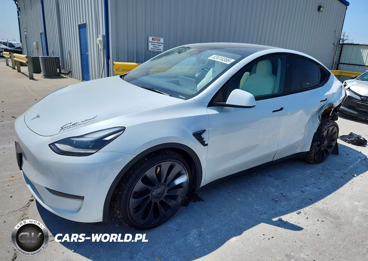 2024 Tesla Model Y VIN:7SAYGDEF8RA257201 - 1