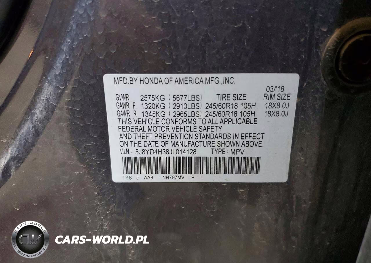 2018 Acura Mdx VIN:5J8YD4H38JL014128 - 13