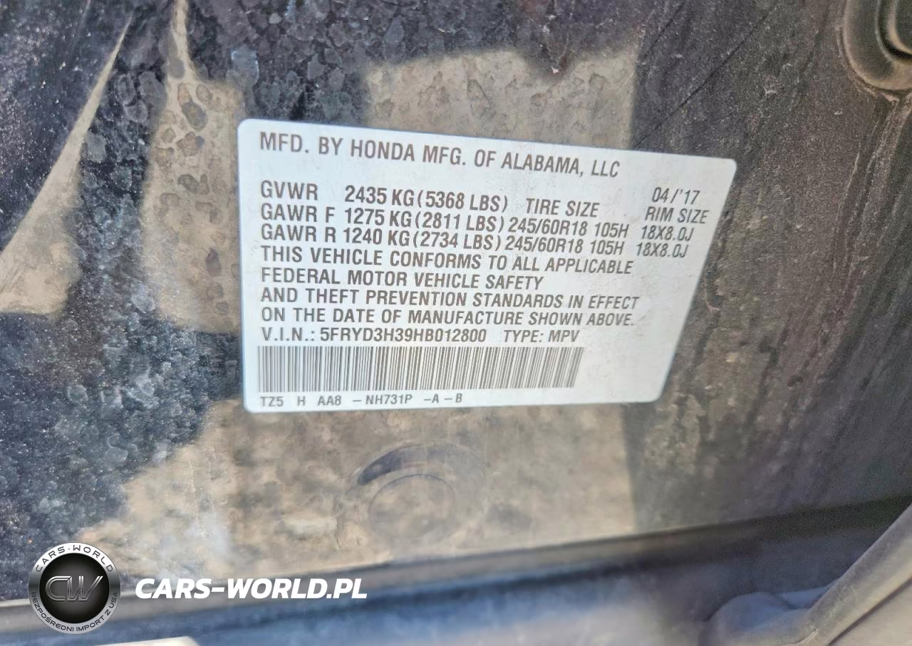 2017 Acura Mdx VIN:5FRYD3H39HB012800 - 12